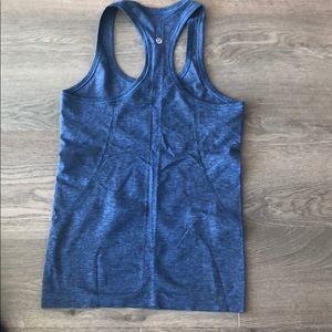 lululemon athletica Tops - Lulu Lemon Swiftly Tech Tank Size 6 heathered blue lululemon athletica Tops - Lulu Lemon Swiftly Tech Tank Size 6 heathered blue